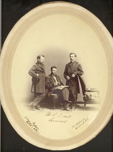 Lt. Général Ulysses S. Grant, Bvt. Col. Adam Budeau, et Bvt. Col. O.E. Babcock - Leon van Loo